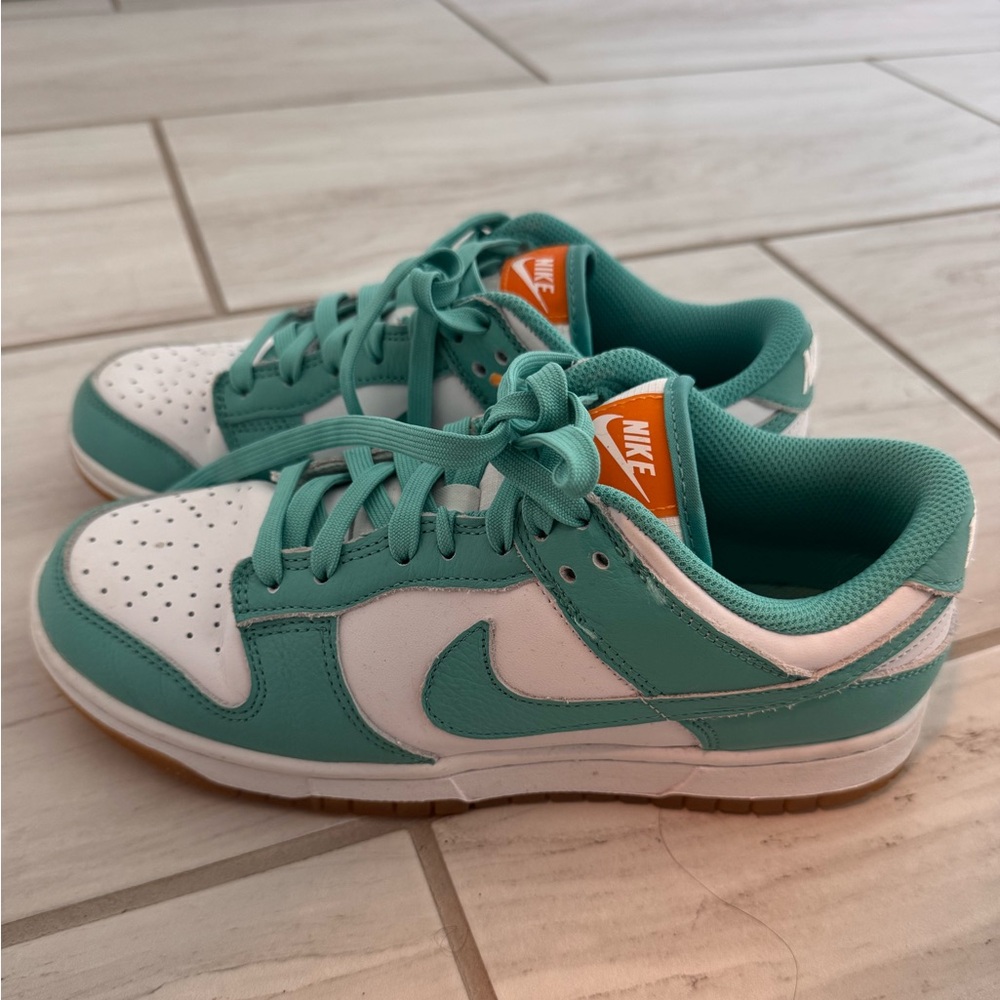 Nike Women’s Aqua and White Sneakers